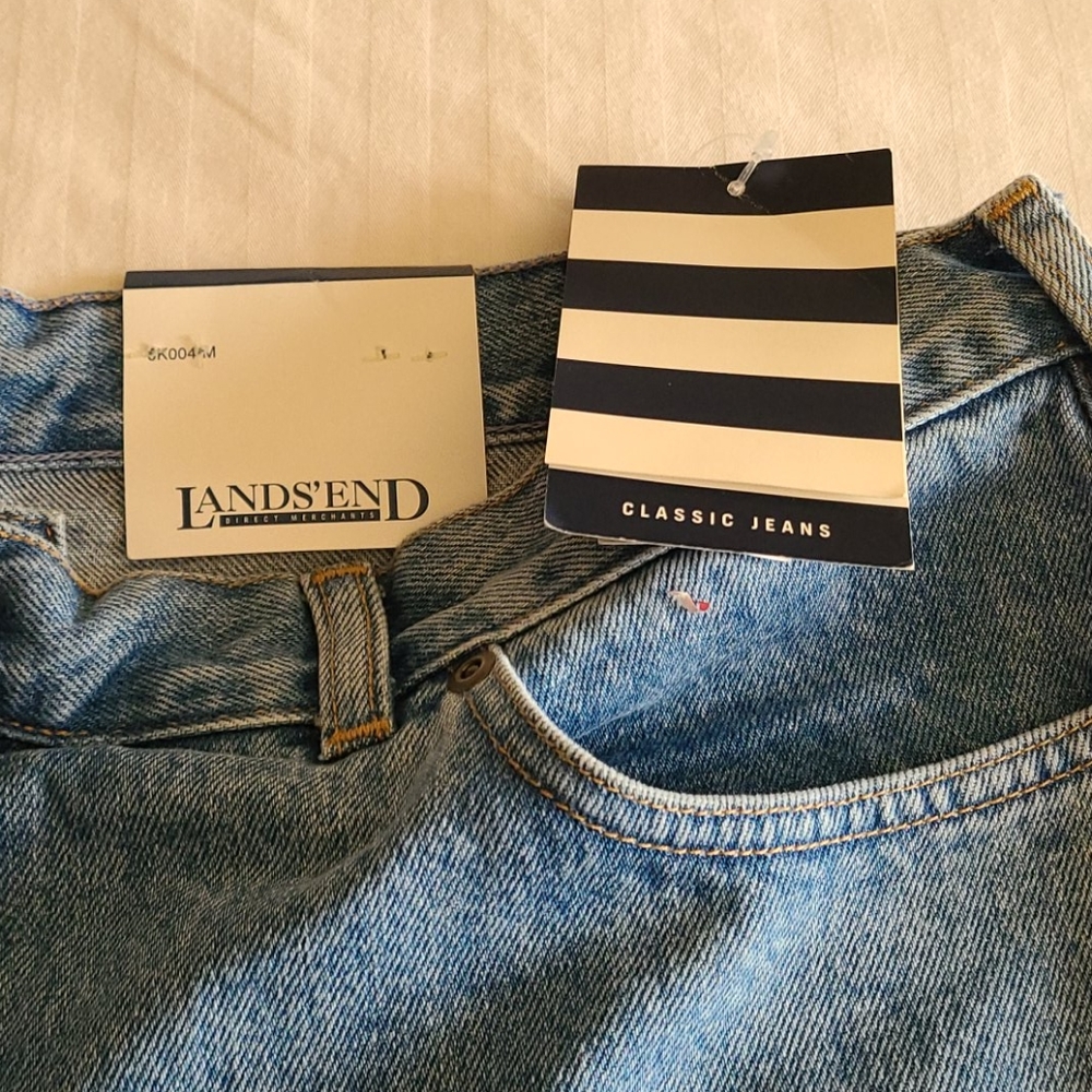 Woman's lands end jeans NWT size 18 - Picture 2 of 8
